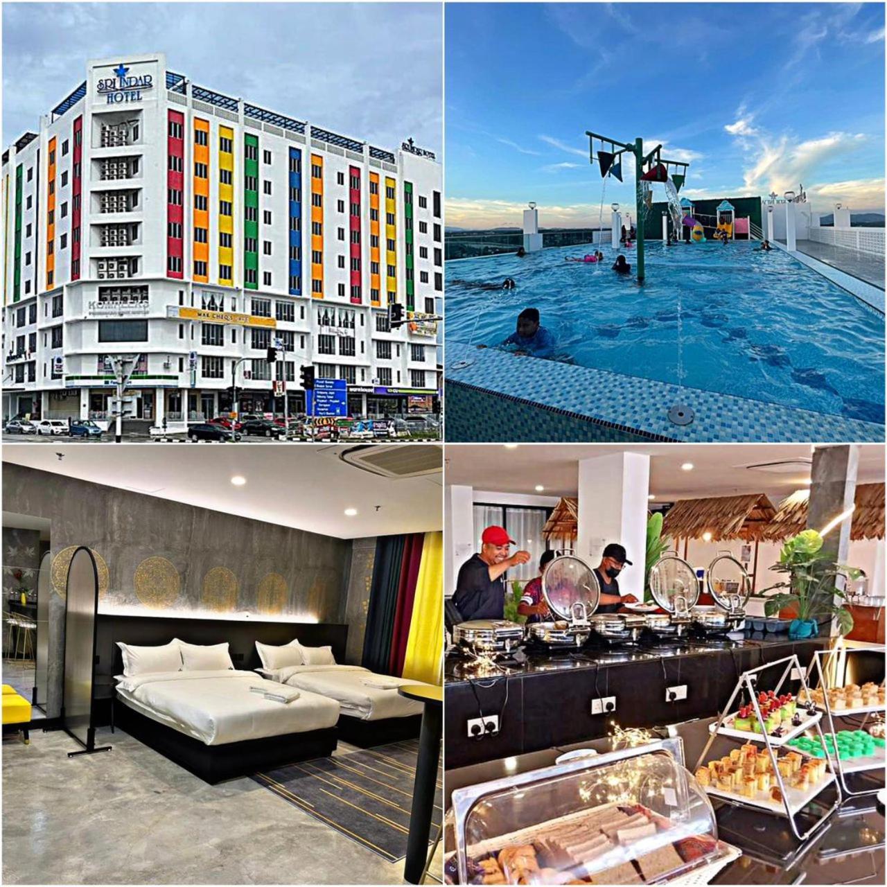 Sri Indar Hotel & Suites Parit Buntar Exterior foto